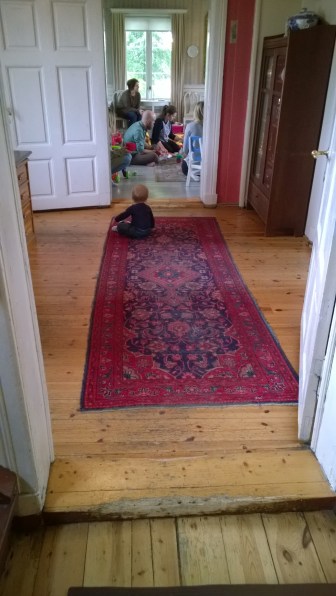 Auf dem Weg zum Aufenthaltsraum